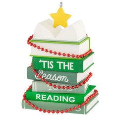 Light Holiday Reading Ornament