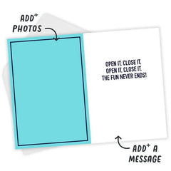 Never-Ending Gift Funny Custom Father's Day Card