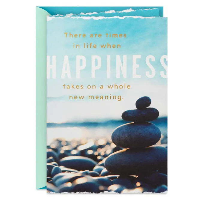 A New Meaning to Happiness Congratulations Card