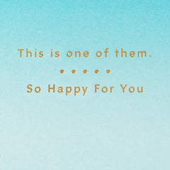 A New Meaning to Happiness Congratulations Card