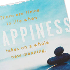 A New Meaning to Happiness Congratulations Card