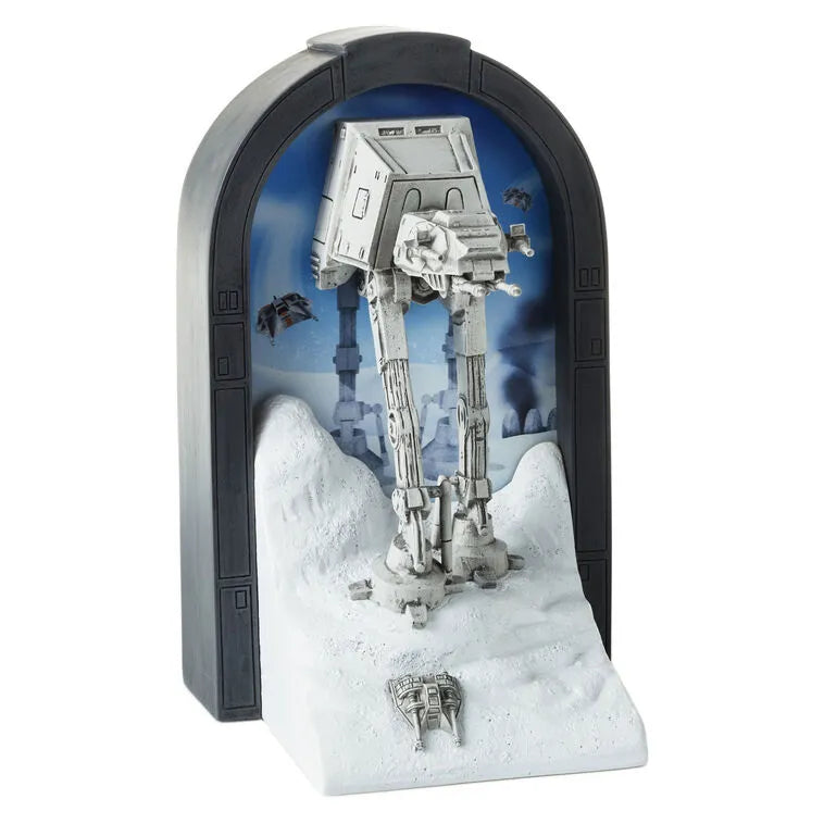 Star Wars™ Hoth Battle Scene Light-Up Book Nook Decoration