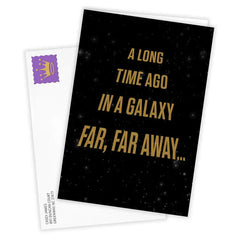 Star Wars™ A Long Time Ago Funny Custom Birthday Card
