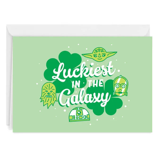 Star Wars™ Luckiest in the Galaxy Custom St. Patrick's Day Card