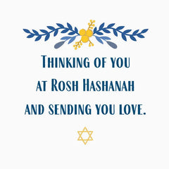Peace, Comfort and Faith Rosh Hashanah Card