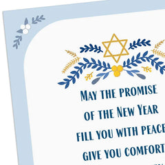 Peace, Comfort and Faith Rosh Hashanah Card
