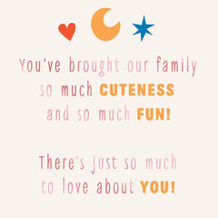 So Much Cuteness and Fun 1st Birthday Card for Great-Granddaughter