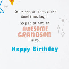 Love When You're Around Birthday Card for Grandson