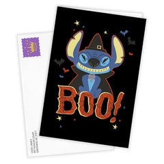 Disney Stitch Boo! Custom Halloween Card