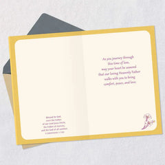 May Your Heart Be Assured Religious Sympathy Card