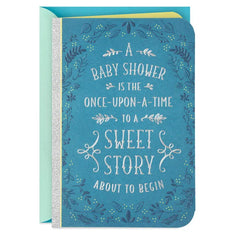 Once Upon a Time Baby Shower Card for Baby Boy
