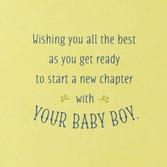 Once Upon a Time Baby Shower Card for Baby Boy