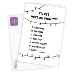 Choose a Wish Custom Holiday Card