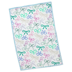 Colorful Bows Tea Towel, 18x24