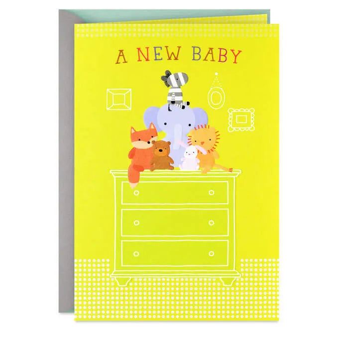 Blessed With Love and Tiny Things New Baby Card