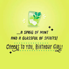 Cheers to You Birthday Card for Her