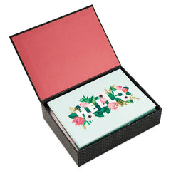 Elevated Florals Assorted Blank Notes in Designed Box, Pack of 24