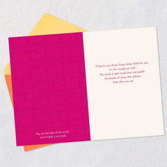 You Were Made to Shine Religious Birthday Card
