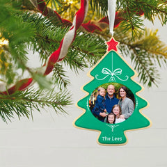 Sweet Memories Sugar Cookie Tree Personalized Ornament, Custom Oval Photo and Text