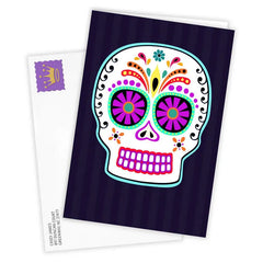 Sugar Skull Custom Day of the Dead Card
