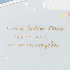 Smiles, Snuggles and Love New Baby Girl Card