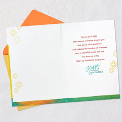 You Shine Bright Birthday Card for Her