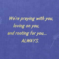 All Your Prayer Warriors Are With You Encouragement Card