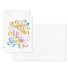 Sending You Sunshine Blank Notes, Pack of 10