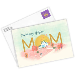 Home and Hearts Sending Love Custom Mother's Day Card
