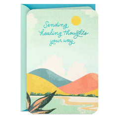 Sending Healing Thoughts Your Way Get Well Card