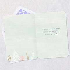 Wishing You Blue Skies and Sunshine Get Well Card