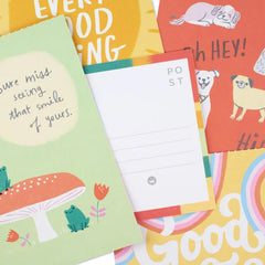Good Vibes Assorted Multi-Occasion Postcards, Pack of 8