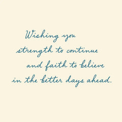 Wishing You Strength on Your Recovery Journey Encouragement Card