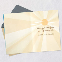 Wishing You the Good Life Side by Side Anniversary Card