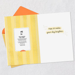Sending You a Little Sunshine Gift Card Greeting Encouragement Card
