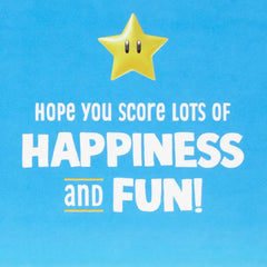 Nintendo Super Mario™ Game On! Lenticular Birthday Card for Kids
