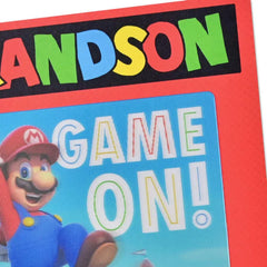 Nintendo Super Mario™ Game On! Lenticular Birthday Card for Kids