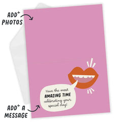 Can't Believe You’re Numbered Custom Birthday Card