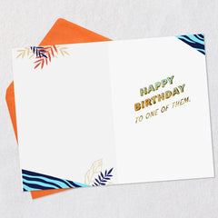 Celebrate Big Giraffe With Cake Birthday Card