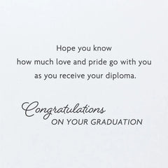 No One Can Do What You're Meant to Do Graduation Card for Granddaughter