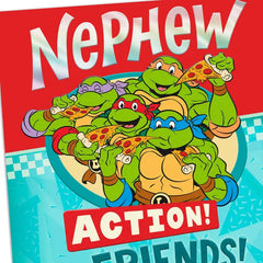 Teenage Mutant Ninja Turtles More Pizza Birthday Card for Nephew