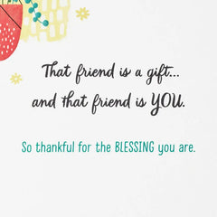 Thankful for the Blessing You Are Religious Encouragement Card for Friend