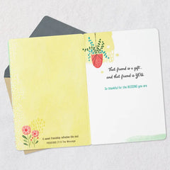 Thankful for the Blessing You Are Religious Encouragement Card for Friend