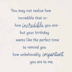 You're Always There Birthday Card