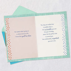 You're Always There Birthday Card