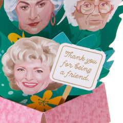 The Golden Girls Thank You for Being a Friend 3D Pop-Up Friendship Card