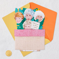 The Golden Girls Thank You for Being a Friend 3D Pop-Up Friendship Card