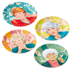 The Golden Girls Appetizer Plates, Set of 4