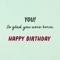 The Golden Girls So Glad You Were Born Birthday Card