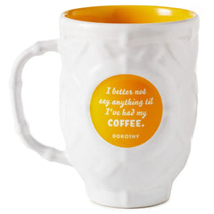 The Golden Girls Dorothy Zbornak Sculpted Mug, 14.5 oz.